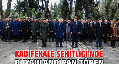Kadifekale Şehitliği'nde duygulandıran tören