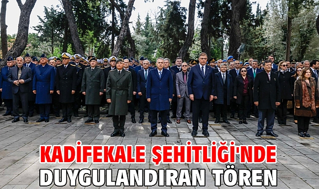 Kadifekale Şehitliği'nde duygulandıran tören