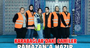 Karabağlar’daki camiler Ramazan’a hazır