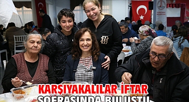 Karşıyakalılar iftar sofrasında buluştu