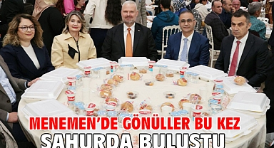 Menemen’de gönüller bu kez sahurda buluştu