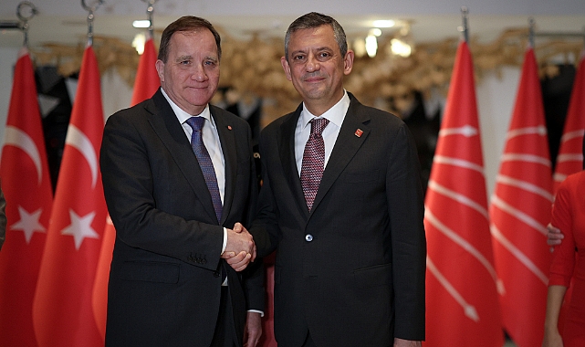 Özgür Özel, Avrupa Sosyalist Partisi (PES) Başkanı Stefan Löfven ile bir araya geldi