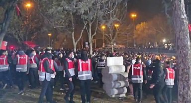 Saraçhane'de izinsiz gösteriye polisten müdahale
