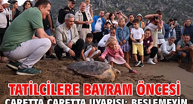 Tatilcilere bayram öncesi caretta caretta uyarısı: Beslemeyin