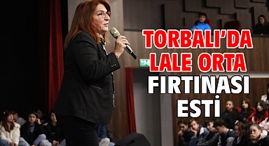 Torbalı'da Lale ORTA Fırtınası Esti