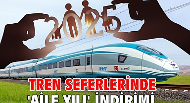 Tren seferlerinde 'Aile Yılı' indirimi