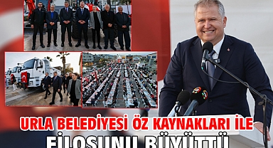 Urla Belediyesi öz kaynakları ile filosunu büyüttü