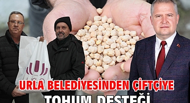 Urla Belediyesinden çiftçiye tohum desteği