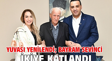 Yuvası yenilendi; bayram sevinci ikiye katlandı