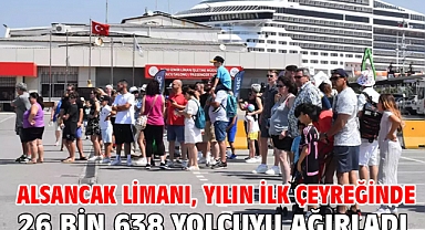 Alsancak Limanı, yılın ilk çeyreğinde 26 bin 638 yolcuyu ağırladı