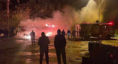 Balıkesir’de balık restoranındaki yangında 1 kişi yaralandı