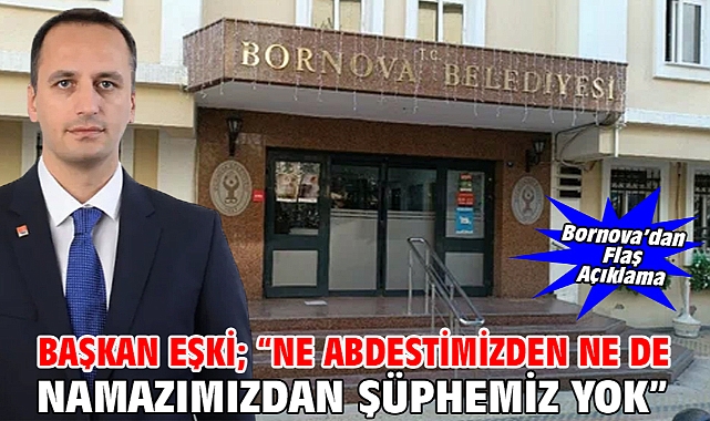 Başkan Eşki'den Flaş Açıklama Eşki;