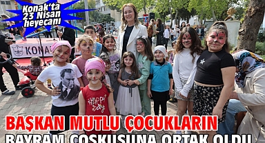 Başkan Mutlu çocukların bayram coşkusuna ortak oldu
