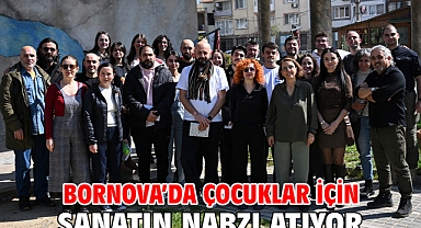 Bornova’da çocuklar için sanatın nabzı atıyor