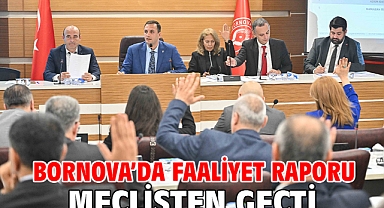 Bornova’da faaliyet raporu meclisten geçti