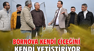 Bornova kendi çiçeğini kendi yetiştiriyor