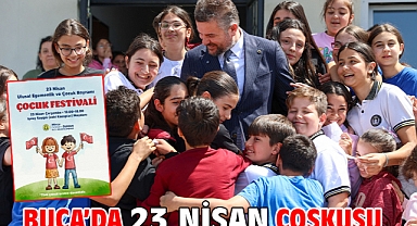 Buca'da 23 Nisan coşkusu