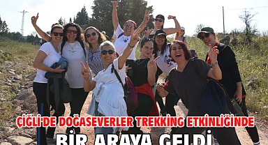 Çiğli'de Doğaseverler Trekking Etkinliğinde Bir Araya Geldi