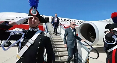 Cumhurbaşkanı Erdoğan zirve için İtalya'da