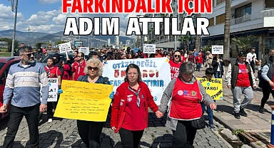 Farkındalık için adım attılar
