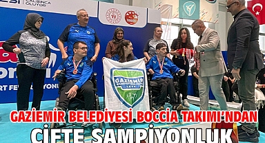 Gaziemir Belediyesi Boccia Takımı’ndan çifte şampiyonluk