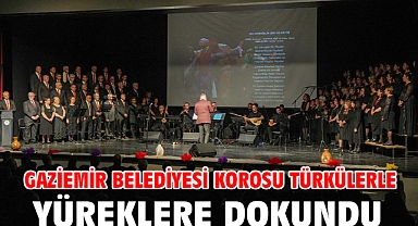 Gaziemir Belediyesi korosu türkülerle yüreklere dokundu