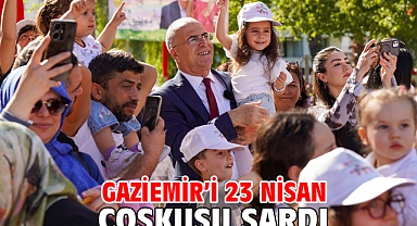 Gaziemir’i 23 Nisan coşkusu sardı