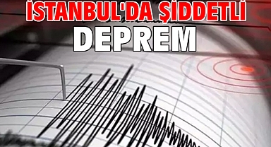 İstanbul'da şiddetli deprem