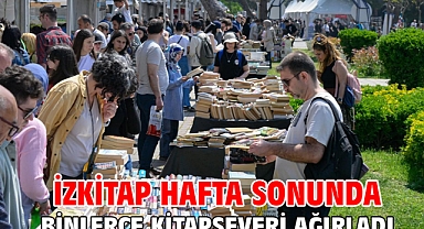 İZKİTAP hafta sonunda binlerce kitapseveri ağırladı