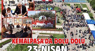 Kemalpaşa’da Dolu Dolu 23 Nisan