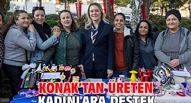 Konak’tan üreten kadınlara destek