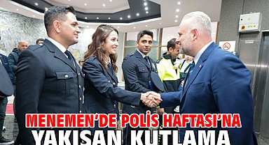 Menemen’de Polis Haftası’na yakışan kutlama