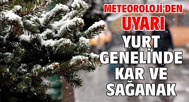 Meteoroloji'den uyarı! Yurt genelinde kar ve sağanak!