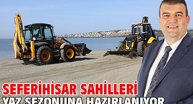 Seferihisar sahilleri yaz sezonuna hazırlanıyor