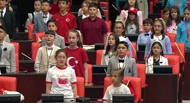 TBMM Genel Kurulunda 23 Nisan çocuk özel oturumu
