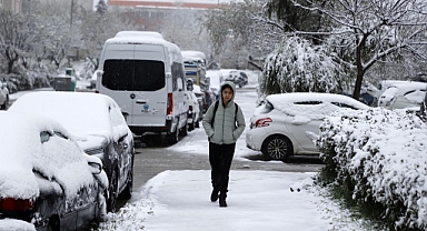 Trakya'da kar yağışı