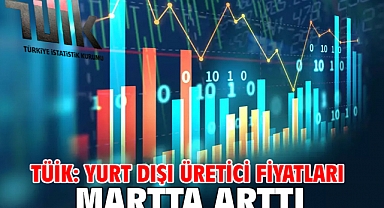 TÜİK: Yurt dışı üretici fiyatları martta arttı