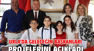 Urla’da geleceğin başkanları projelerini açıkladı