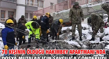 78 kişinin öldüğü Hakimbey Apartmanı’nda dosya mütalaa için savcılığa gönderildi