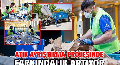 Atık ayrıştırma projesinde farkındalık artıyor