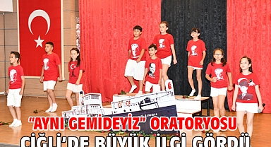 “Aynı Gemideyiz” Oratoryosu Çiğli’de büyük ilgi gördü