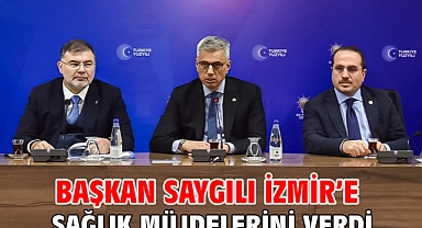 Başkan Saygılı İzmir’e Sağlık Müjdelerini Verdi