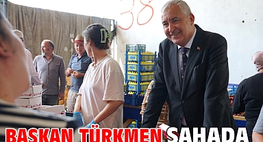 Başkan Türkmen Sahada