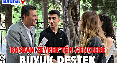 Başkan Zeyrek’ten Gençlere Büyük Destek