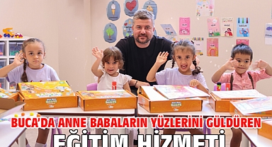 Buca’da anne babaların yüzlerini güldüren eğitim hizmeti