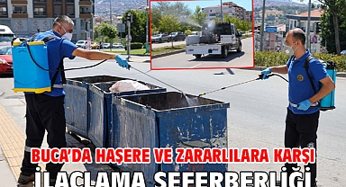 Buca'da Haşere ve Zararlılara Karşı İlaçlama Seferberliği