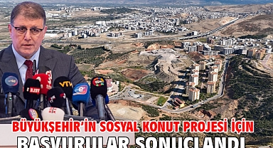 Büyükşehir’in sosyal konut projesi için başvurular sonuçlandı