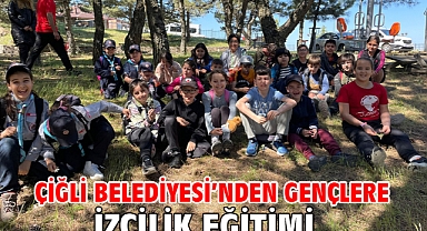 Çiğli Belediyesi'nden gençlere izcilik eğitimi