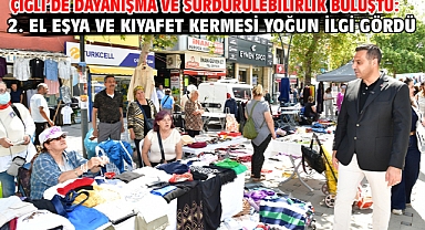 Çiğli’de dayanışma ve sürdürülebilirlik buluştu: 2. El eşya ve kıyafet kermesi yoğun ilgi gördü