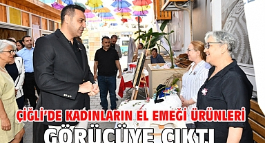 Çiğli’de kadınların el emeği ürünleri görücüye çıktı